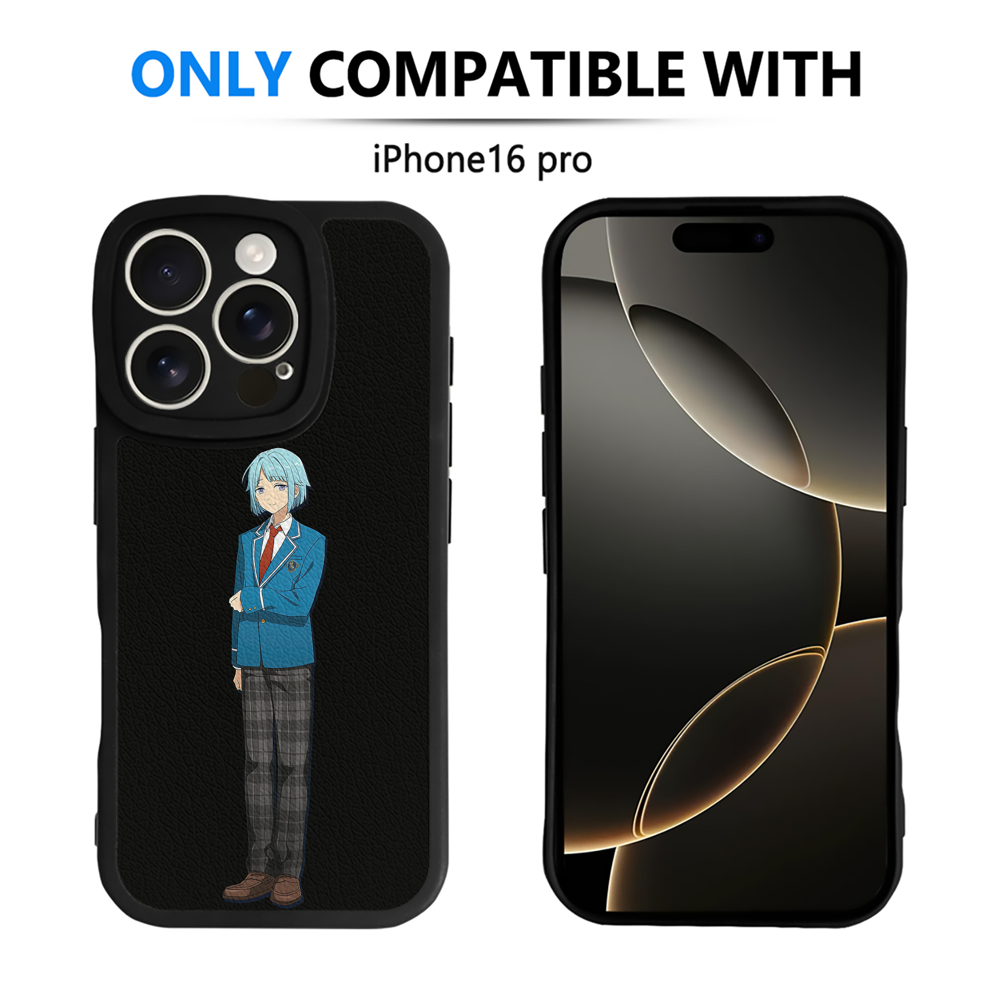 （画像用） あんさんぶるスターズ! Ensemble Stars 【iPhone 16シリーズ対応】シリコンスマホケース（レザー調） 材質：シリコン